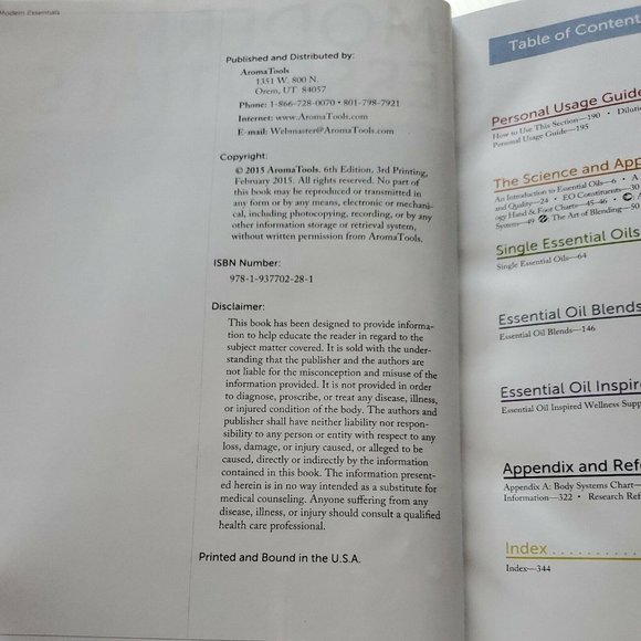 Modern Essentials:Contemporary Guide To Therapeutic Use Of Essential Oils 6th Ed - Picture 4 of 8